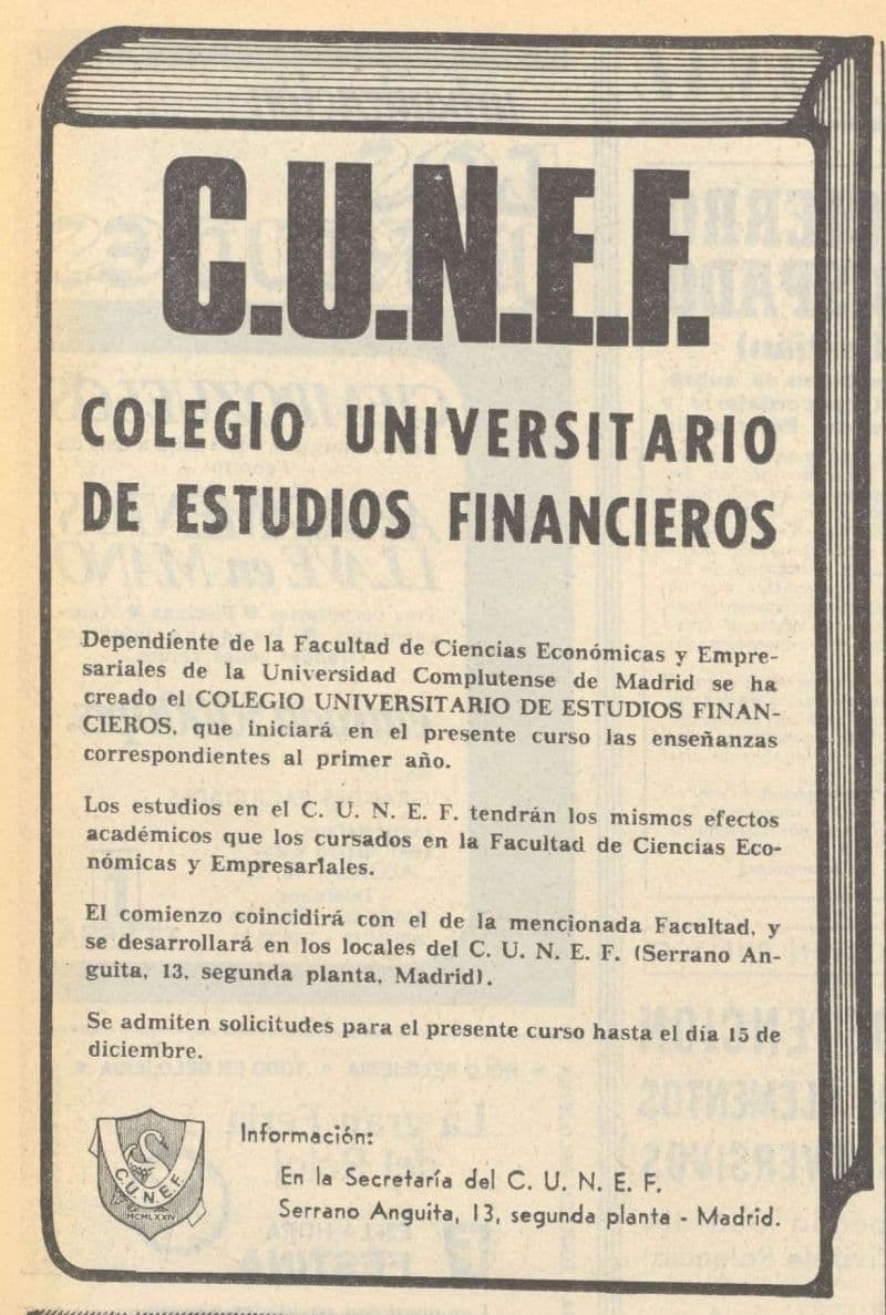 Imagen de Centro Universitario de Estudios Financieros CUNEF