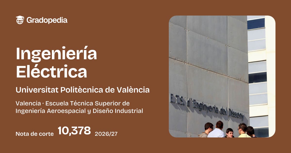 Grado en Ingeniería Eléctrica: Universitat Politècnica de València ...